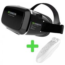 VR Shinecon 3D Glasses With Wireless Remote Control Gamepad