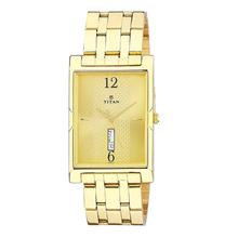 Titan Karishma Analog Gold Dial Men'S Watch -1641Ym02