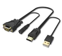 Onten HDMI To VGA Cable With Audio- 1.5m