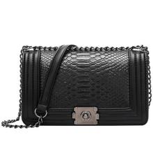 CHINA SALE-   Factory direct sale snake print chain bag 2020