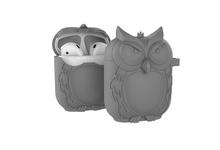 Owl Shape Silicone Shockproof Waterproof Protective Cover Case For AirPods