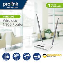 Prolink PRN3009 DSL Wifi Router + Repeater (2 in 1) N300 Router 7dBi antennas 300Mbps