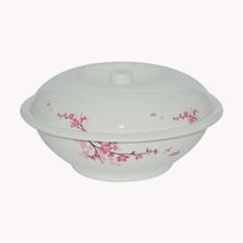 Servewell Pink Round Serving Bowl with Lid 10.5″