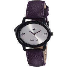 Fastrack Silver Dial Analog Watch for Women - 6098NL01