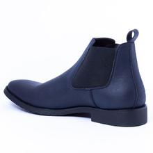 Kapadaa: Caliber Shoes Blue Chelsea Boots For Men – ( T 481 O )