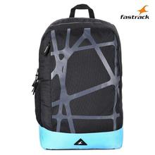 Fastrack Black/Cyan Back To Campus Backpack For Men - A0635NBK01