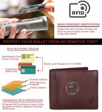 WildHorn Nepal Bombay Brown Genuine Leather RFID Protected Wallet For Men-WH1173