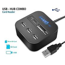 Cartup High Speed USB Hub for Pc/Laptop and Card Reader