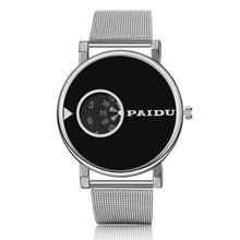 SALE-PAIDU Watch Stainless Steel Turntable Men's Watch Men Watch Creative