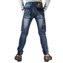 Virjeans Denim (Jeans) Multi pocket Box Joggers (VJC 700) Dark Blue