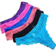 5 pcs/lot Thongs Women G-String High Quality  Panties Sexy G