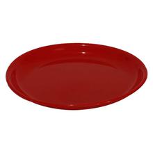 Bagmati Set Of 5 8" Plastic Plates- Red