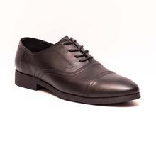 Caliber Shoes Black Lace Up Formal Shoes For Men - ( 518 O )