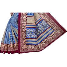 VIMALNATH SYNTHETICS SAREE BHAGALPURI SAREE WITH BLOUSE