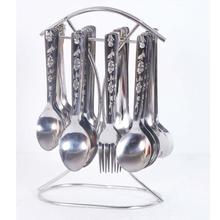 Tulip Stainless Steel Cutlery Set JASMINE - Set of 25 (6 dinner spoons, 6 forks, 6 soup spoons, 6 tea spoon)