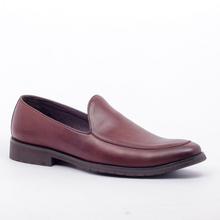 Caliber Shoes Coffee Slip On Formal Shoes For Men ( T 653 C)