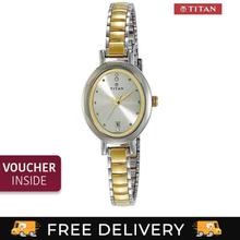 Titan Karishma Analog Champagne Dial Women's Watch 2599BM01