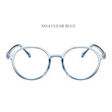 UVLAIK Blue Film Radiation protection Glasses Frames Polygon irregular Glasses Frame light Eyewear Frames flat mirror