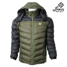 Army Green/Black Two-Tone Silicon Down Jacket