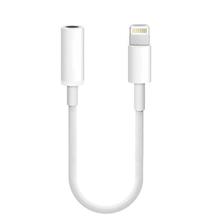 3.5mm Headphone Jack Audio Adapter Cable for iPhone 5/6/7 White