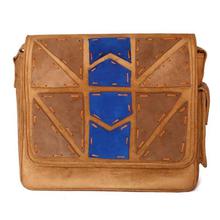 Brown Flap Lock Shoulder Bag(Unisex)