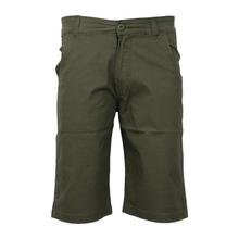 Green Cotton 3/4th Shorts For Men