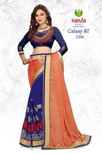 Designer Saree with Embroidery Work Georgette DN2201