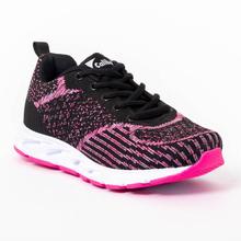 Caliber Shoes Black/Pink Ultralight Sport Shoes for Women -  ( 630 )