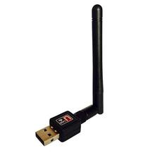 Wireless Wifi Receiver & Adapter With Antenna-Black