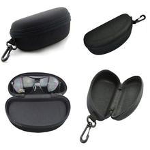 Zip up Closure Glasses Carrying Case Sunglasses Storage Box Black