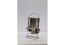 Tulip Steel Cutlery Set with Stand - JASMIN