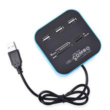 All In One Card Reader With 2.0 USB Hub