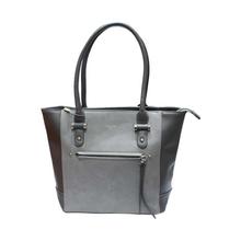 David Jones Black/Grey Textured Handbag For Women