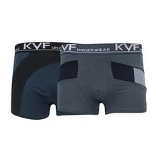 Milano Pack Of 2 KVF Boxer For Men - Petrol Green/Grey