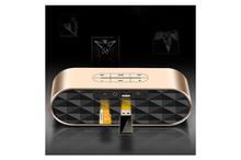 PTron Mojo Mini Bluetooth Speaker With Dual Speaker Support TF, USB, FM Radio For All Smartphones (Gold)