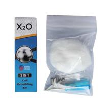 X2O Coil Rebuilding 3 In 1 Vape Kit- Silver