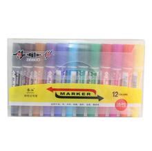 Multicolored Marker Pens (12 Pieces)