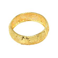 Golden Floral Designed Bangle For Women