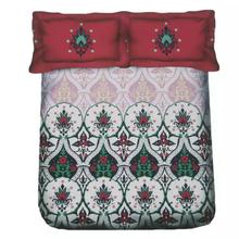 Stellar Home USA by Portico - IRIS. Printed Cotton Multicolor Double BEDSHEET with 2 (Two) Pillow Cover - 104 TC, 220cm X240cm