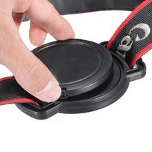 Anti Lost Lens Cap Holder For 40.5mm 49mm 62mm Lens For DSLR Canon Nikon