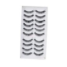 Electomania® 10 Pairs Makeup Beauty False Eyelashes Eye Lashes