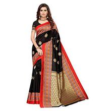 Esomic Women's Silk Saree with Blouse Piece