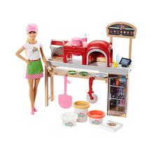 Barbie Pizza Chef Doll and Playset, Blonde