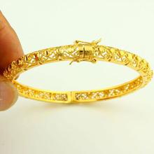 New Ethiopian Bangle Women  Gold Color Dubai Bride Wedding African/Arab/Middle East Bracelet/Bangle Jewelry