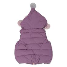 Ideal Infant Baby Girl Bow Half Jacket (Dark Purple II-029)