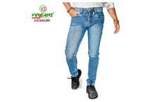 Virjeans Skinny Denim (Jeans) Grunge Choose Pant  (VJC 686)-Light Blue