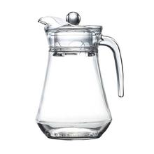 LUMINARC 1.3 L Water Jug (Glass) Glass Jug Pitcher with Transparent Clear Lid