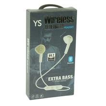 YS Wireless Bluetooth Sport In-Ear Earphone - White