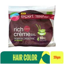 Godrej Expert Rich Creme Hair Colour Burgundy 20 gm Plus 20 ml