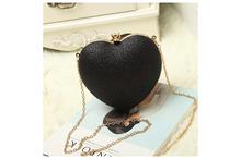 Shiny Heart Shaped Crossbody Bag Party Bag For Women